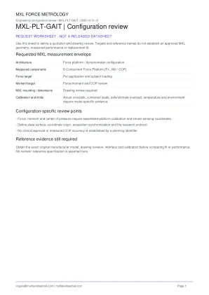 MXL-PLT-GAIT configuration review worksheet preview